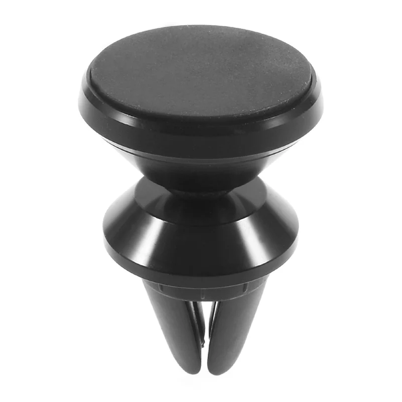 Air Vent Magnetic Adjustable Angle Universal Mobile Phone Car Mount Holder (Short Version) - Black