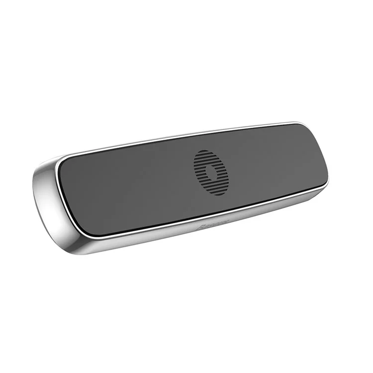 BASEUS Horizontal Double Clip Magnetic Car Air Vent Mount for Dual Smartphones - Silver Color