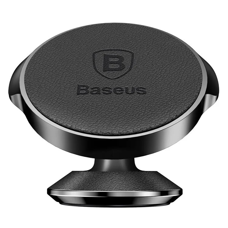 BASEUS 360-degree Rotation Magnetic Genuine Leather Car Mount Holder (Stand Paste Type)