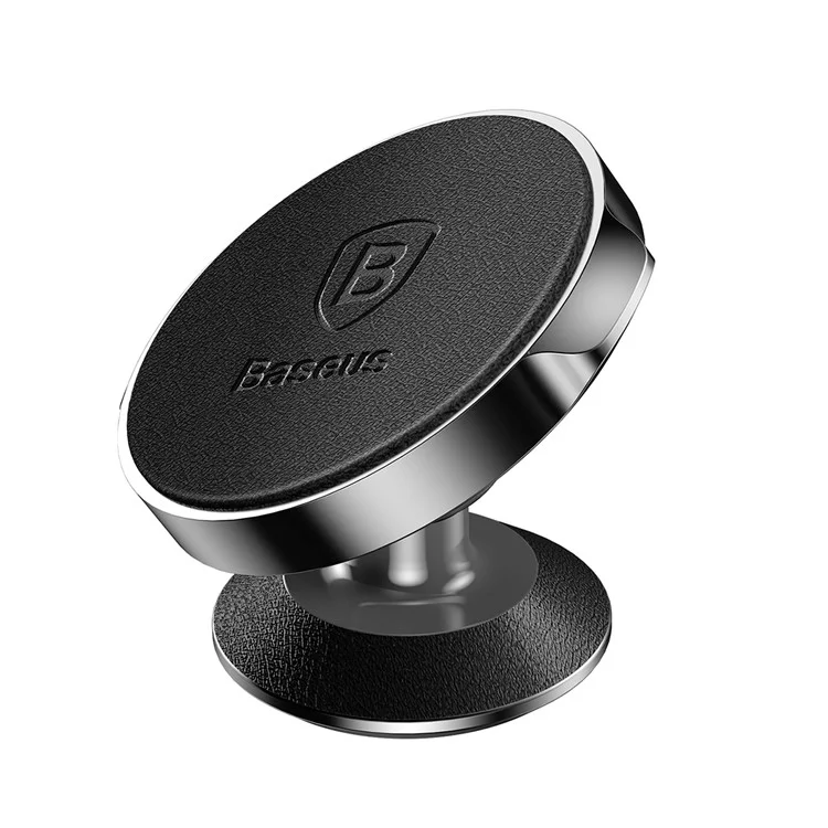 BASEUS 360-degree Rotation Magnetic Genuine Leather Car Mount Holder (Stand Paste Type)