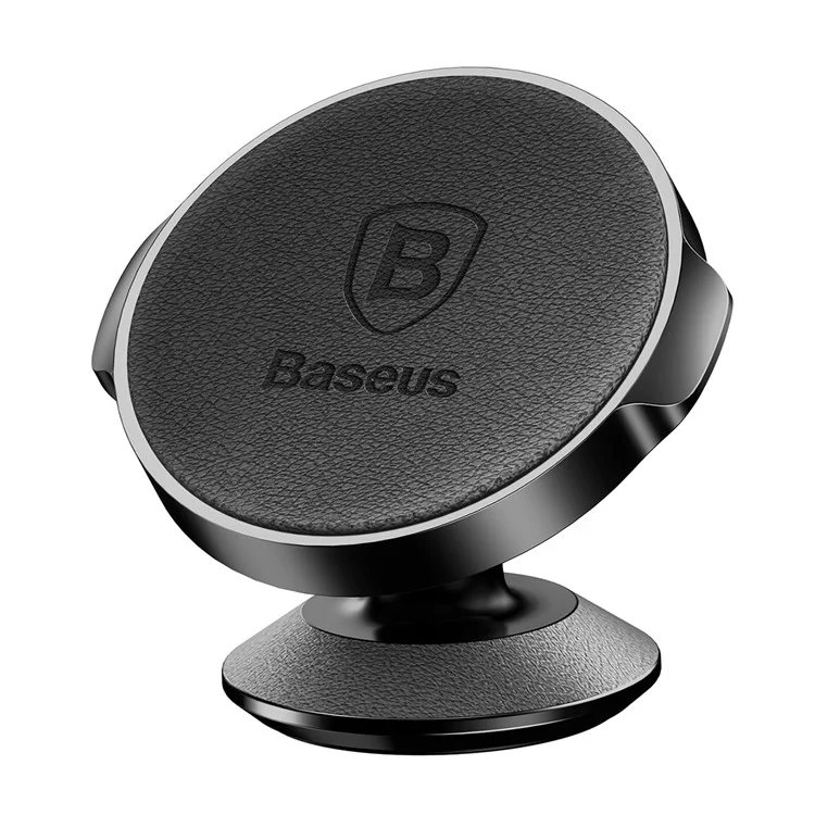 BASEUS 360-degree Rotation Magnetic Genuine Leather Car Mount Holder (Stand Paste Type)