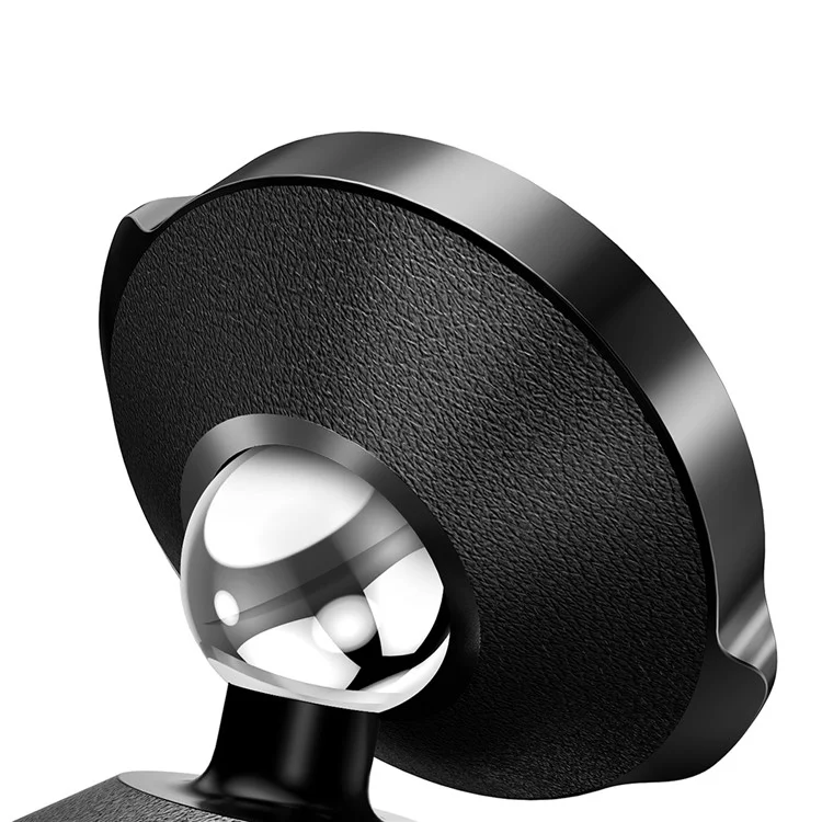 BASEUS 360-degree Rotation Magnetic Genuine Leather Car Mount Holder (Stand Paste Type)