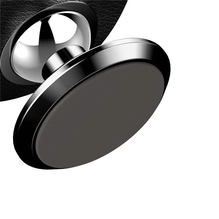BASEUS 360-degree Rotation Magnetic Genuine Leather Car Mount Holder (Stand Paste Type)