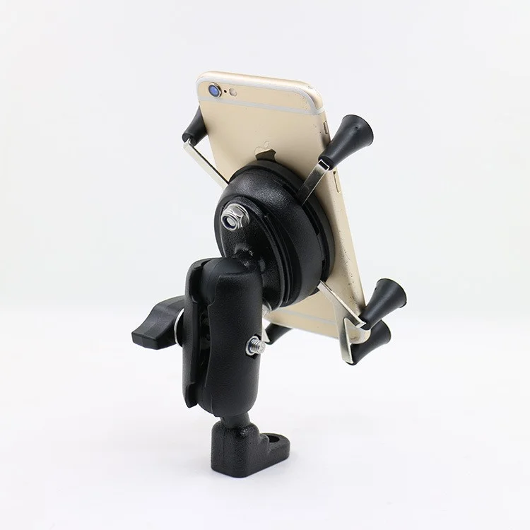 Universal Motorcycle Stand Mobile Phone Holder Rear View Mirror Mount for iPhone Samsung Huawei