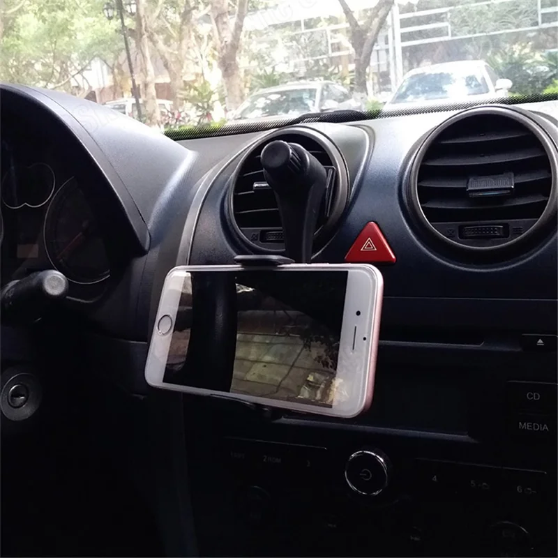 360 Degrees Rotating Car Air Vent Mount Mobile Phone Holder for Phone Between 3.5 inch - 5.5 inch