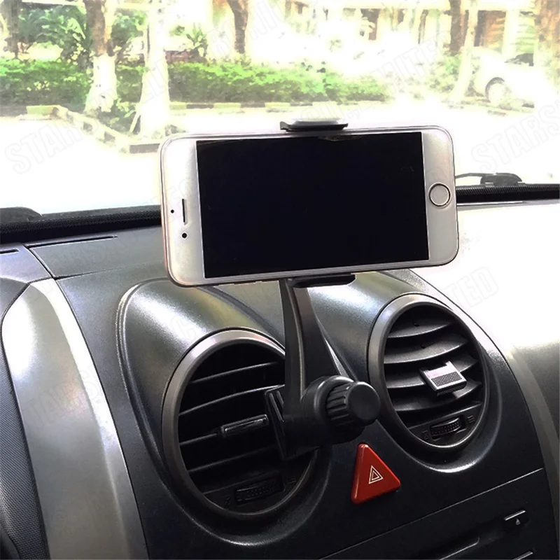 360 Degrees Rotating Car Air Vent Mount Mobile Phone Holder for Phone Between 3.5 inch - 5.5 inch