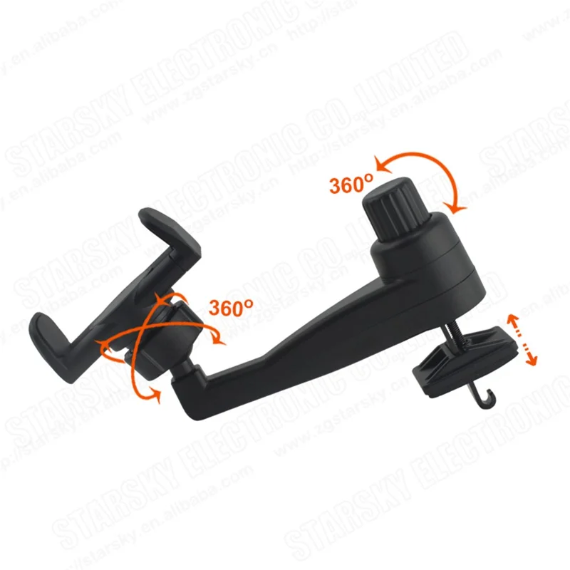 360 Degrees Rotating Car Air Vent Mount Mobile Phone Holder for Phone Between 3.5 inch - 5.5 inch