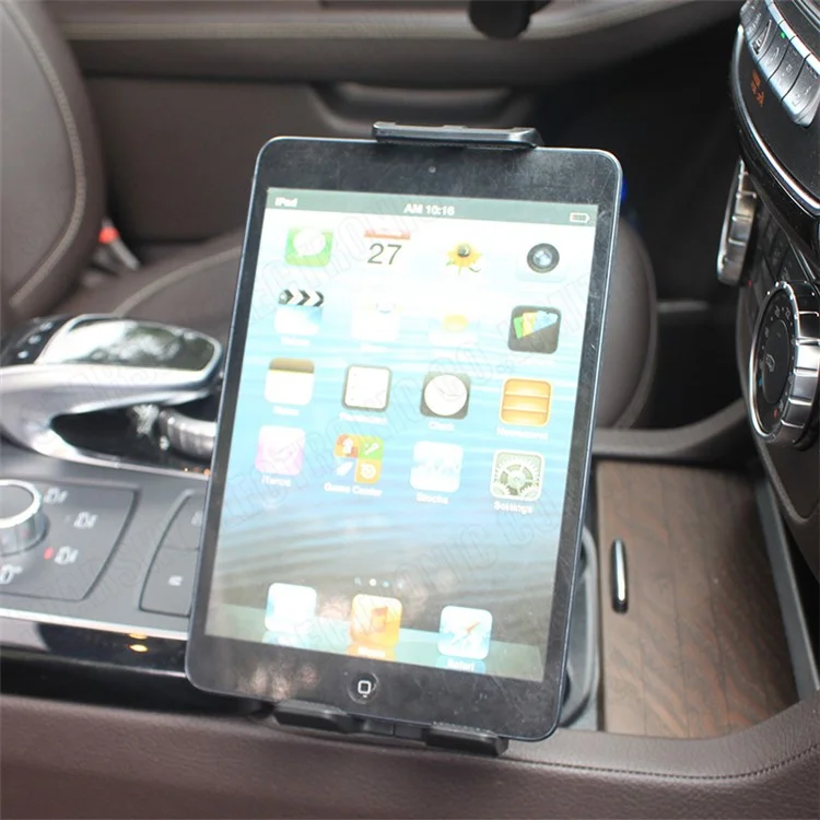 095-080A Universal 360 Degree Rotary Car Phone / Tablet Cup Mount Holder for iPhone iPad, Clamp Width: 11-22cm