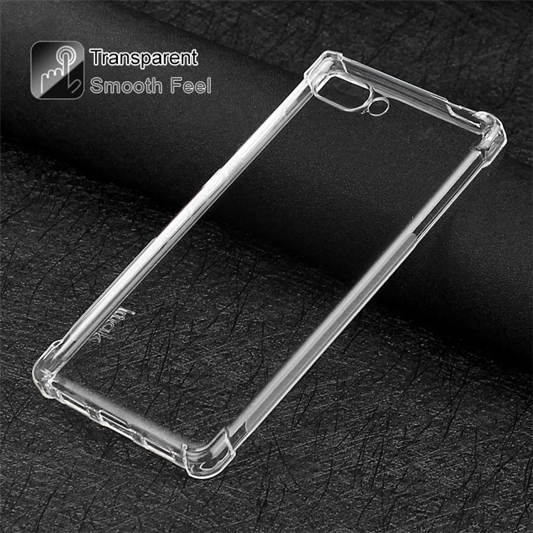 IMAK Skin Feel Anti-drop Tpu-shell + Explosionssicherer Screenfilm Für Blackberry Key2 - Transparent