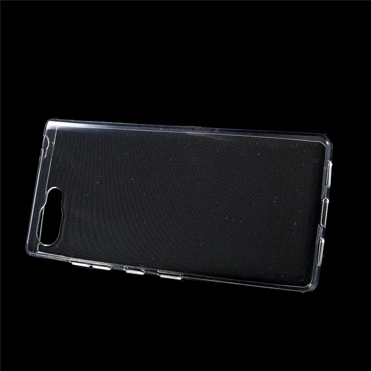 10 pezzi/set custodie per telefono cellulare in TPU morbido e trasparente con interno antiscivolo per BlackBerry Key2