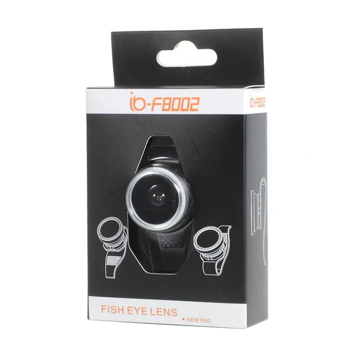 ib-F8002 Universal Clip Fish Eye Lens for iOS and Android Smartphones