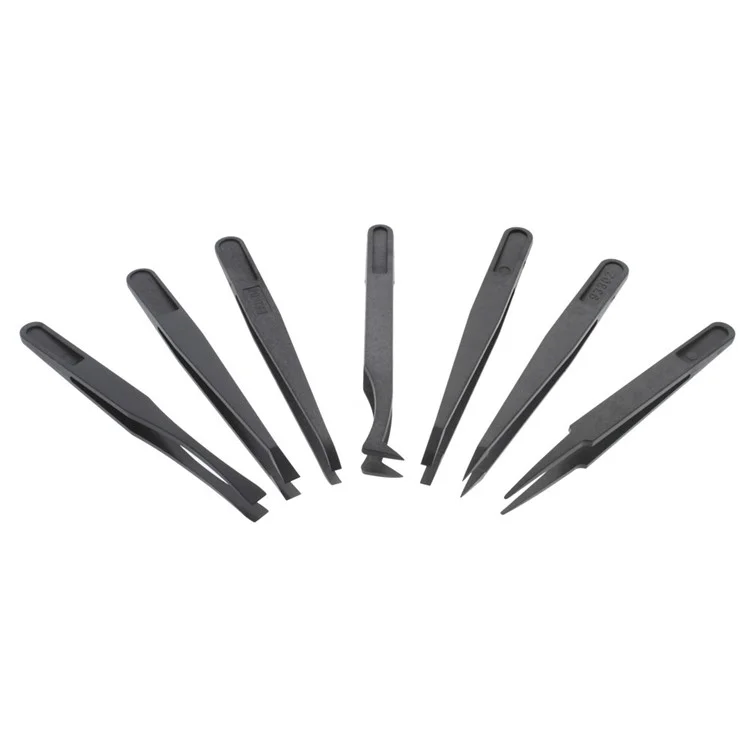 7 in 1 Anti-static Plastic Tweezers Heat Resistant Repair Tool Kit