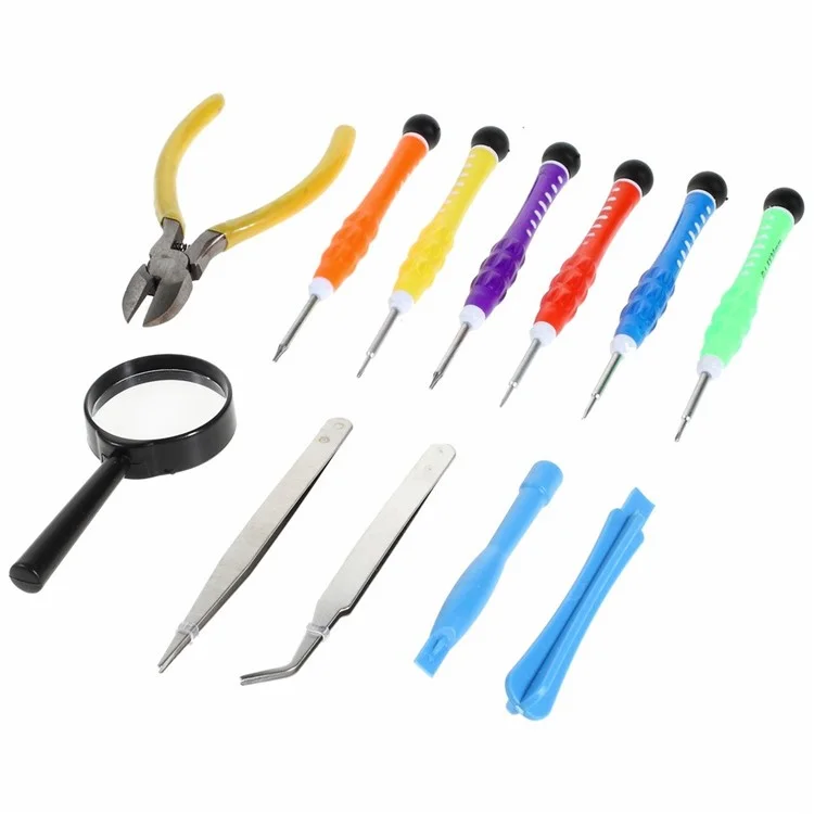 MR-8 Precision Screwdriver Tweezers Repair Tools Kit for iPhone SE 5s 5s 4s 4 Samsung HTC Xiaomi Etc