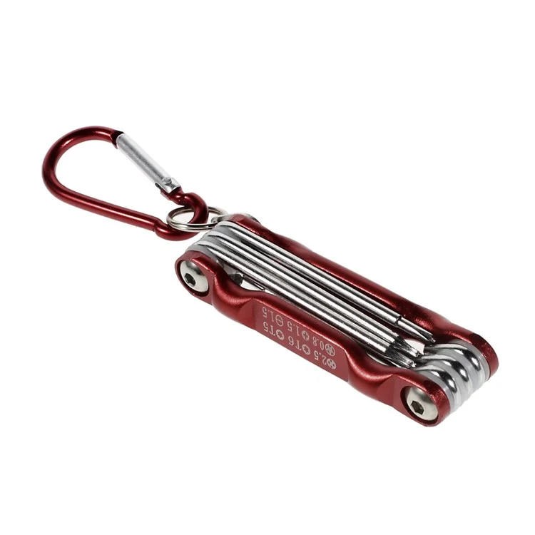 SUNSHINE Foldable 6 in 1 Magnetic Precision Screwdriver Tools Set for iPhone 6 5s 5 Samsung HTC Etc SD-8100