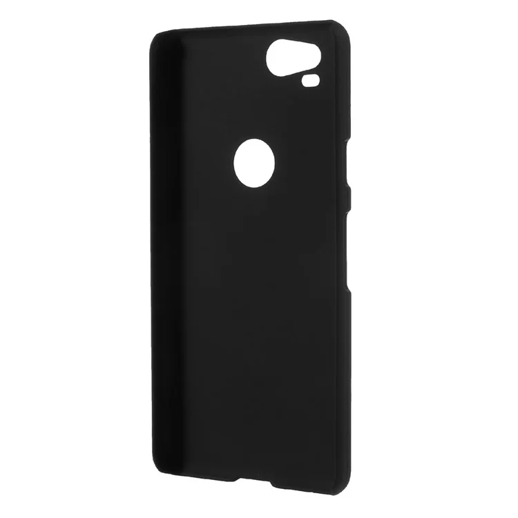 Cubierta de Plástico Duro de Goma Para Google Pixel 2 - Negro