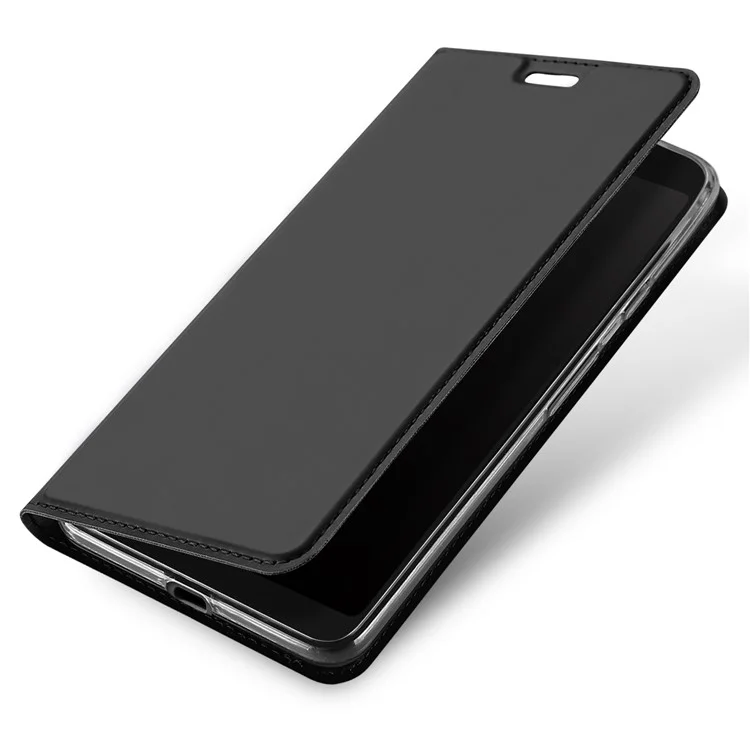 DUX DUCIS Skin Pro Series Card Slot Stand Leather Casing for Google Pixel 2 XL - Grey