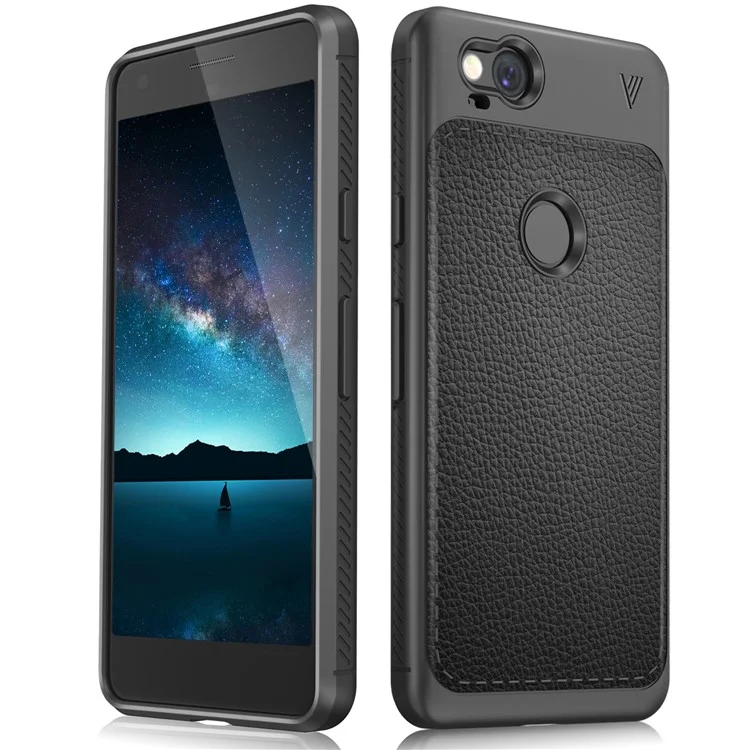 LENUO Gentlemen Series Soft TPU Case for Google Pixel 2 - Black