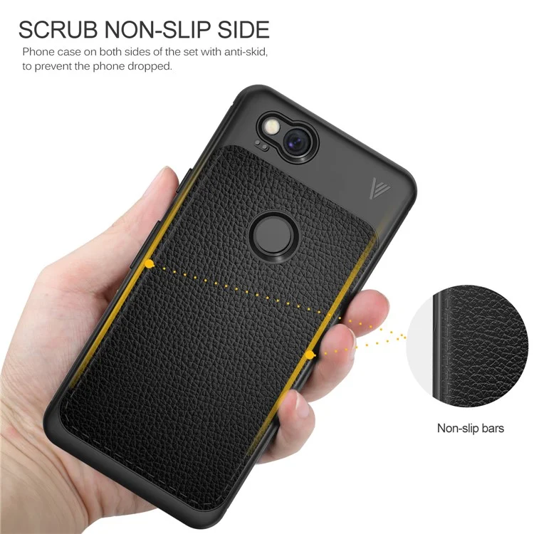 LENUO Gentlemen Series Soft TPU Case for Google Pixel 2 - Black