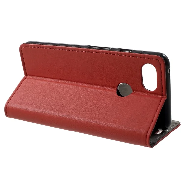 Wallet Leather Stand Case for Google Pixel 3 - Red