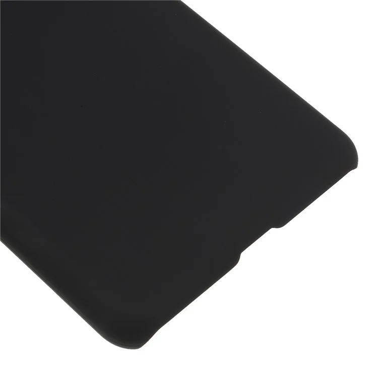 Coperchio in Plastica Rigida Gommata Per Google Pixel 3 XL / XL3 - Nero