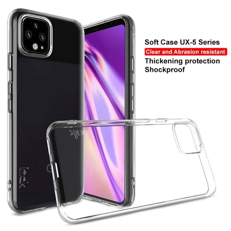 Case de Teléfono TPU de la Serie IMAK UX-5 Para Google Pixel 4