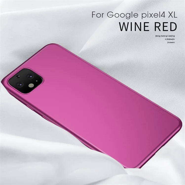 X-LEVEL Guardian Series for Google Pixel 4 XL High Quality Matte Soft TPU Phone Case - Wine Red