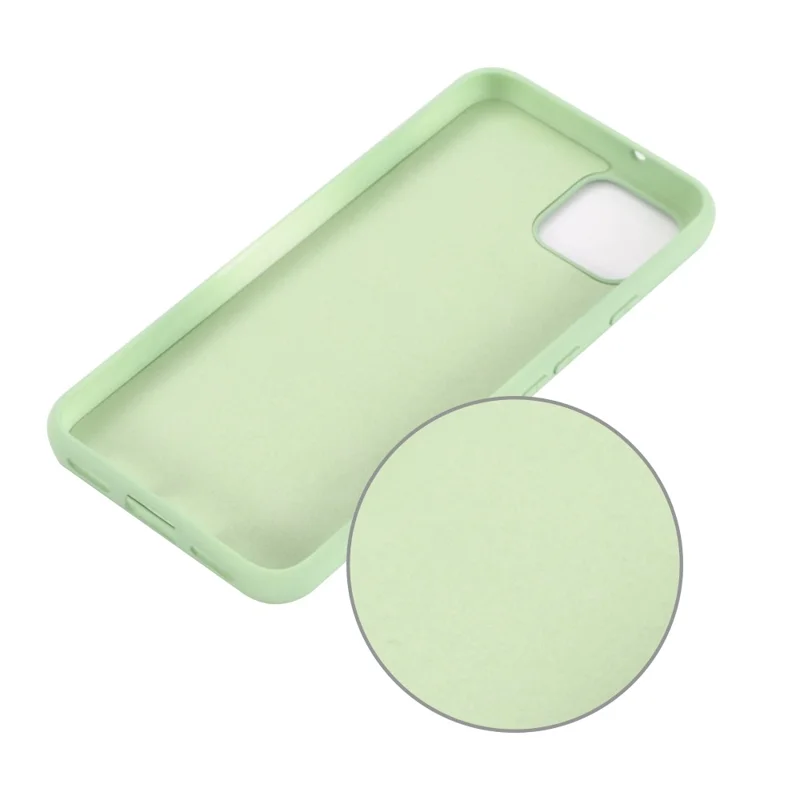 Soft Liquid Silicone Phone Back Cover for Google Pixel 4 - Green