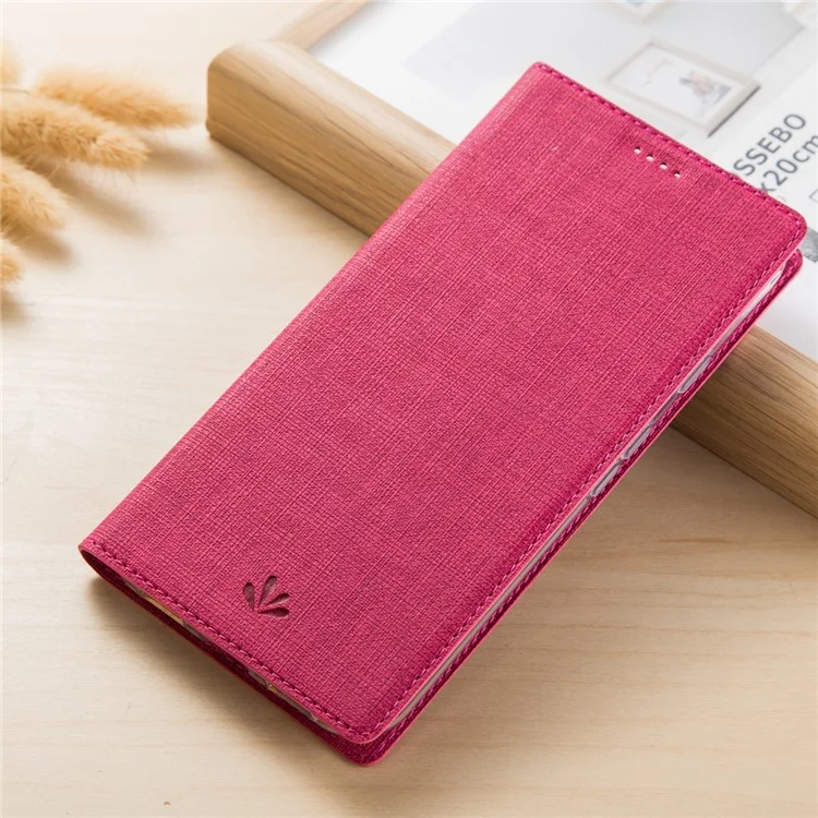 VILI DMX Cross Texture Standeur Cardre Cardre Coire de Phote de Phone Protective Pour Google Pixel 4 XL - Rose