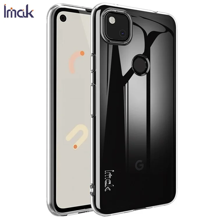 IMAK UX-5 Series Soft Case Transparentes TPU Super Slim Thin Back Phone Cover für Google Pixel 4a