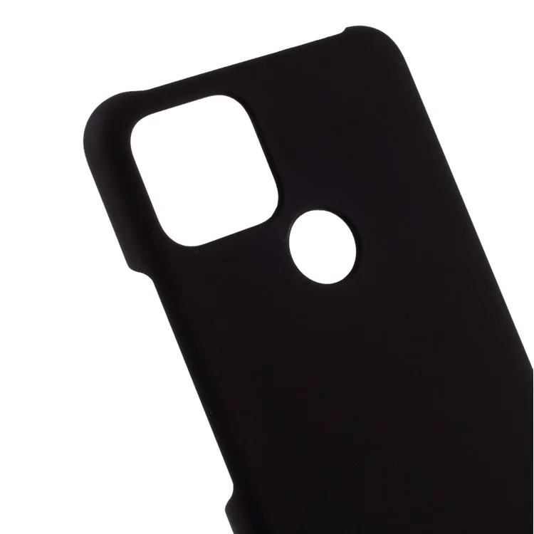 Case de PC Duro de Goma Para Google Pixel 4a 5G/Pixel 5XL - Negro