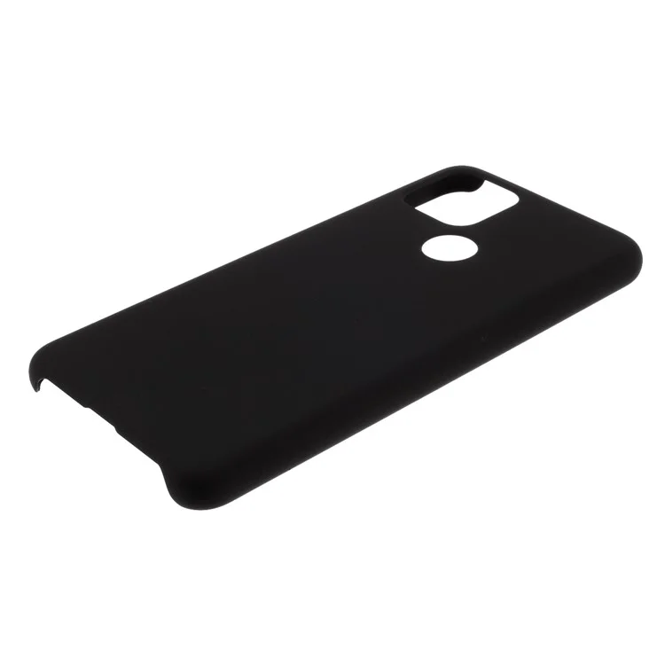 Case de PC Duro de Goma Para Google Pixel 4a 5G/Pixel 5XL - Negro