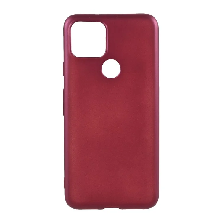Guardian Series Matte TPU Phone Case for Google Pixel 5 - Wine Red