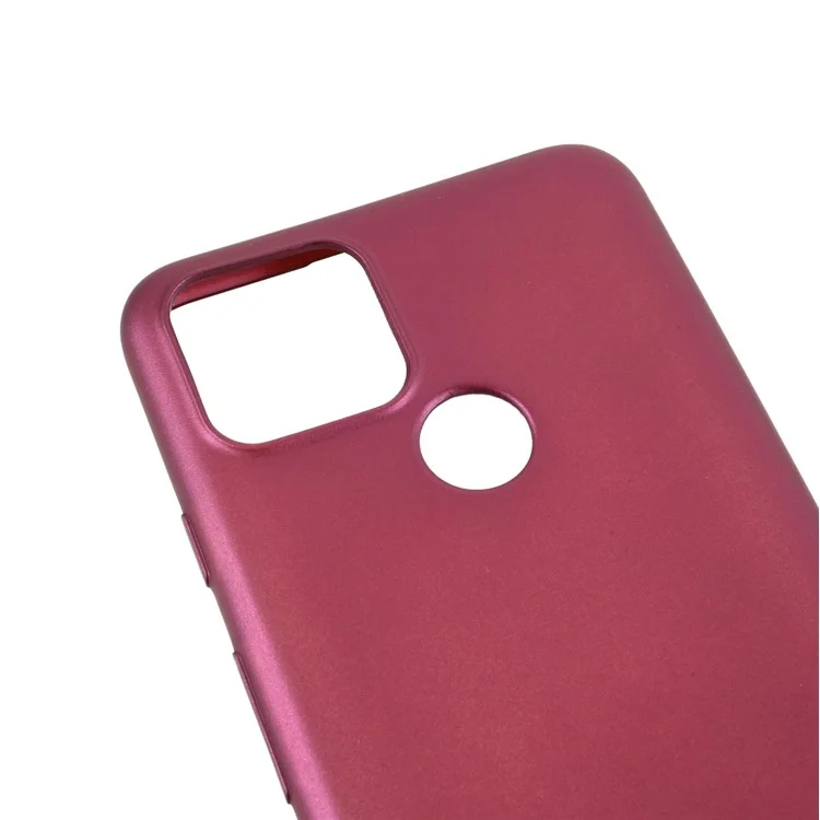 Guardian Series Matte TPU Phone Case for Google Pixel 5 - Wine Red