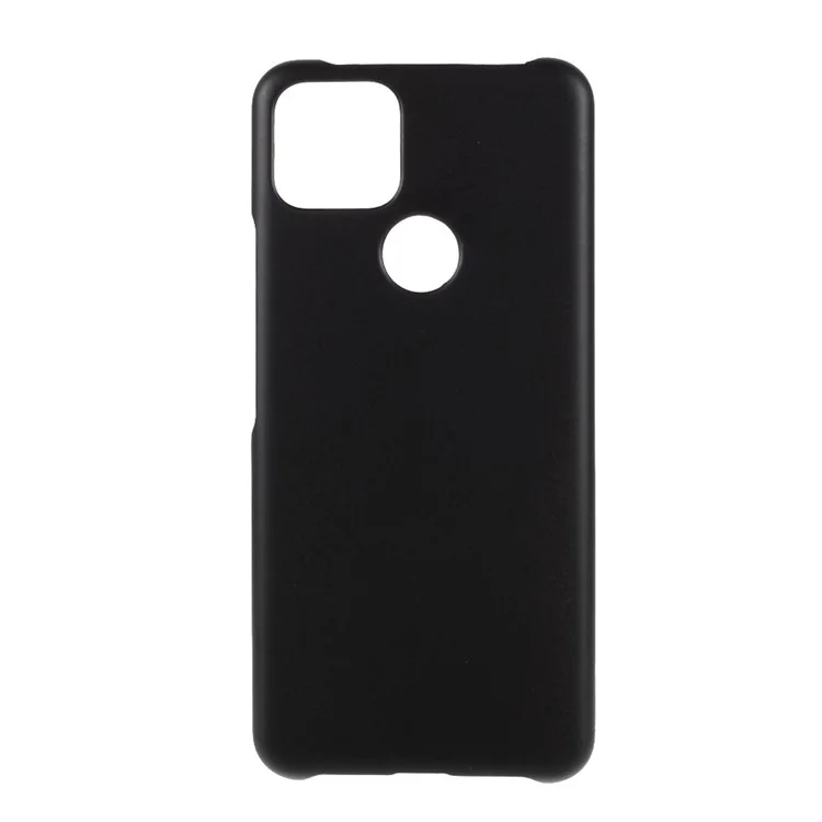 Custodia per telefono in plastica dura e gommata per Google Pixel 5a - Nero