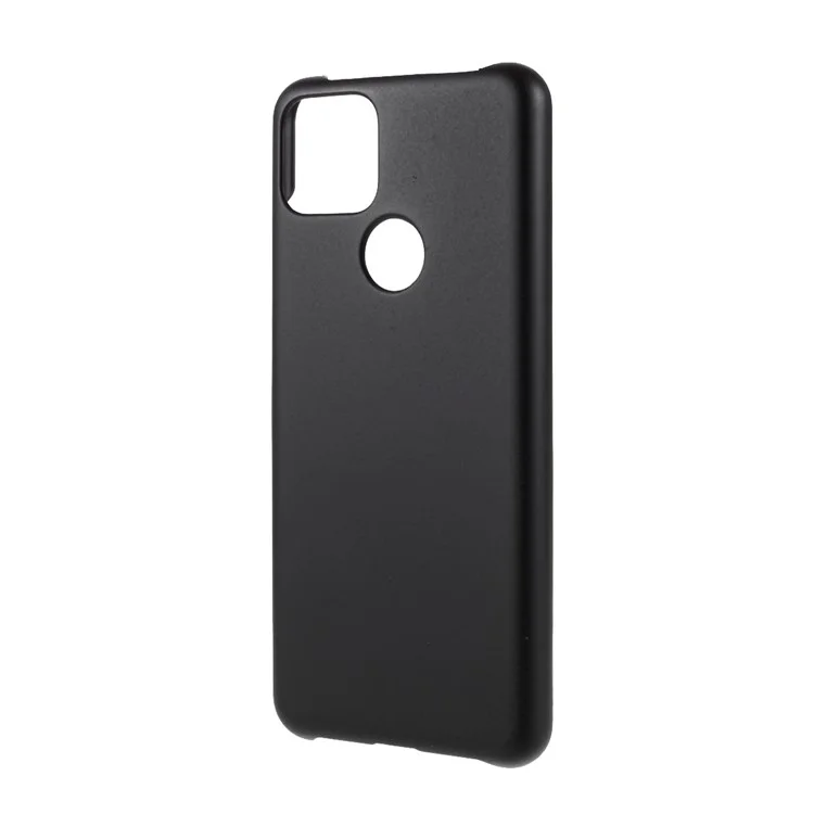 Custodia per telefono in plastica dura e gommata per Google Pixel 5a - Nero
