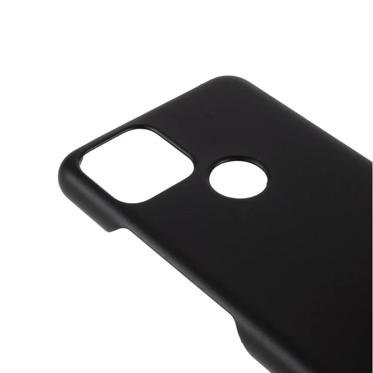 Custodia per telefono in plastica dura e gommata per Google Pixel 5a - Nero