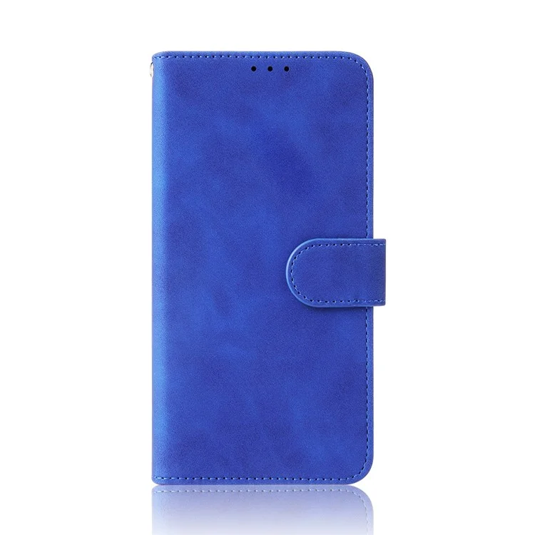 Guscio Protettivo in Pelle di Folio Tocco Della Pelle Per Google Pixel 5a 5G Wallet Copertura - Blu