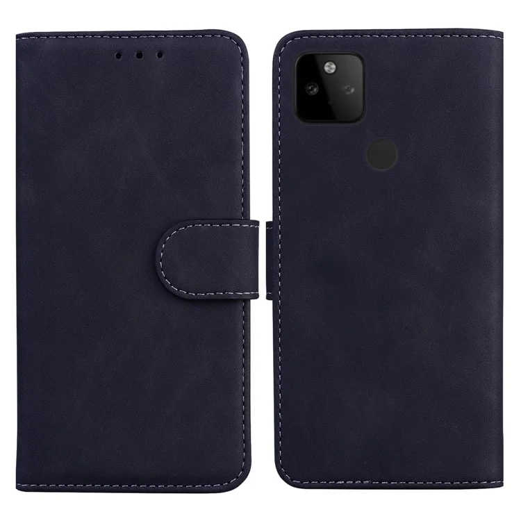Flip in Pelle Custodia Per Protezione Completa Con Portafoglio Per Google Pixel 5a 5G - Nero