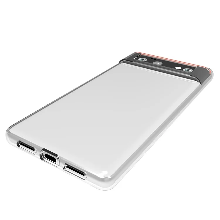 10Pcs/Pack Clear TPU Case with Non-slip Inner for Google Pixel 6 Cover