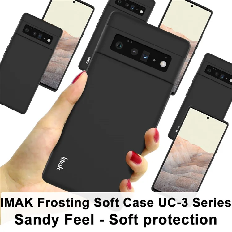 IMAK UC-3 Series Matte Finish Surface Flexible TPU Phone Case Shell per Google Pixel 6 Pro