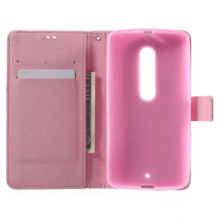 Callfree Cute Little Owls Leather Case Stand Card Holder for Motorola Moto X Play