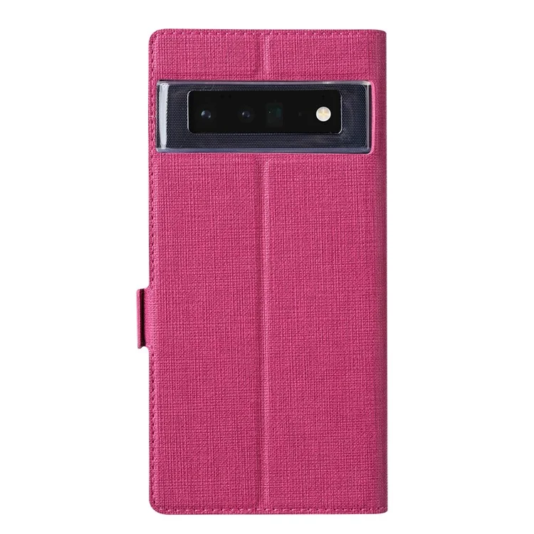 Serie Vili K Double Magnetic Clasps Clasps Stand Wormet Pullosella Custodia Per Telefono Per Google Pixel 6 Pro - Rosa