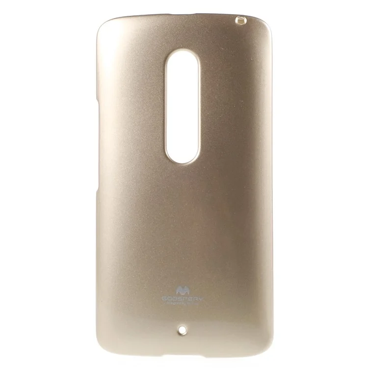 MERCURY GOOSPERY Flash Powder TPU Shell Cover Case for Motorola Moto X Play - Chamapgne