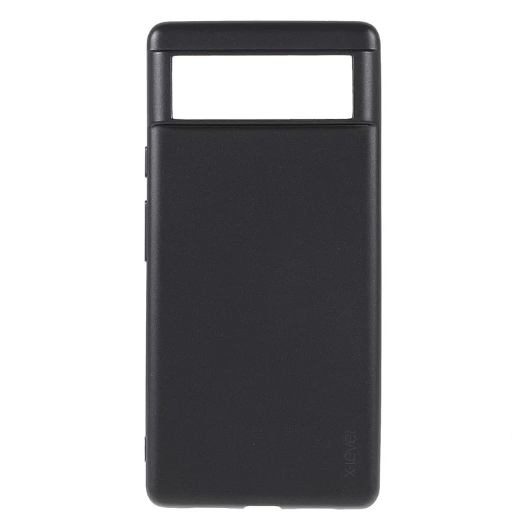 X-LEVEL Serie Guardian Funda protectora de TPU mate, delgada y ligera, antihuellas dactilares, respetuosa con la piel, para Google Pixel 6 - Negro 