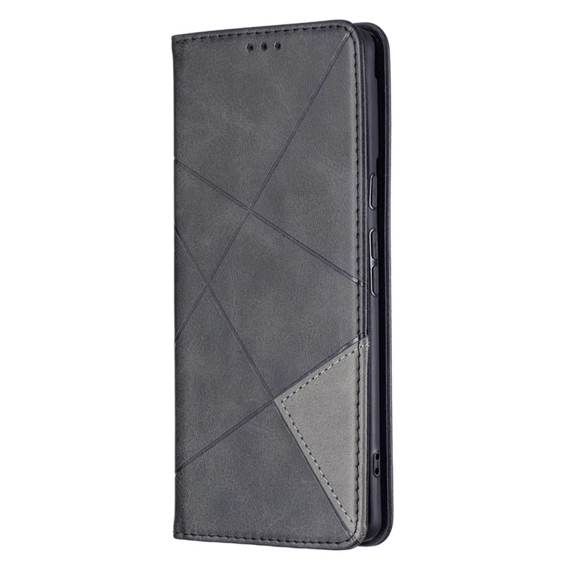 Shockproof Imprinting Pattern Design Flip Phone Shell Built-In Card Slots Design Leather Stand Phone Case Cover for Google Pixel 6 Pro - Black