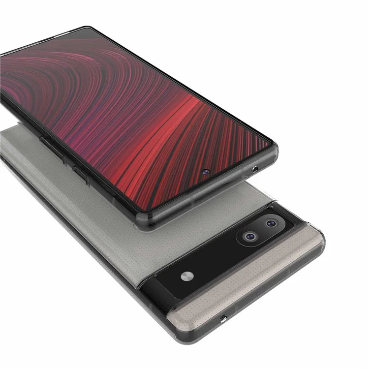 Per Google Pixel 6a Trasparente Ultraslim Morbido Case Protettivo in TPU per Telefono