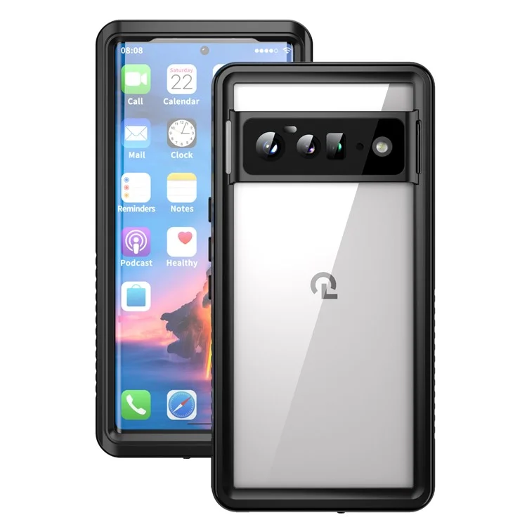 Caixa à Prova d'Água FS Series IP68 para Google Pixel 6 Pro, Resistente a Choques, à Prova de Poeira, Capa Protetora com Protetor de Tela e Proteção Corporal Total