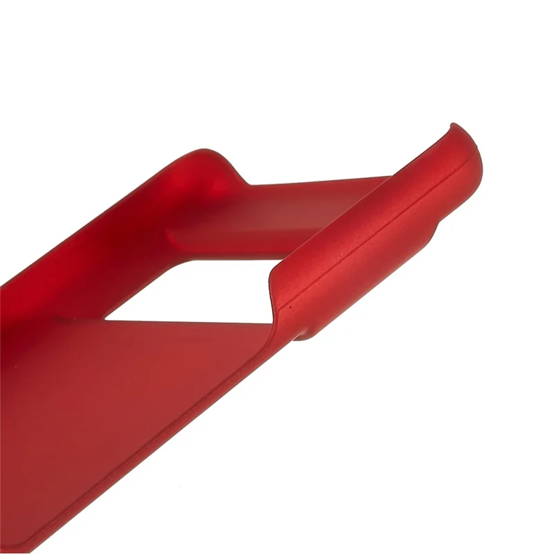 For Google Pixel 7 5G Phone Back Case Glossy Surface Rubberized Hard PC Anti-Scratch Protective Phone Cover - Red