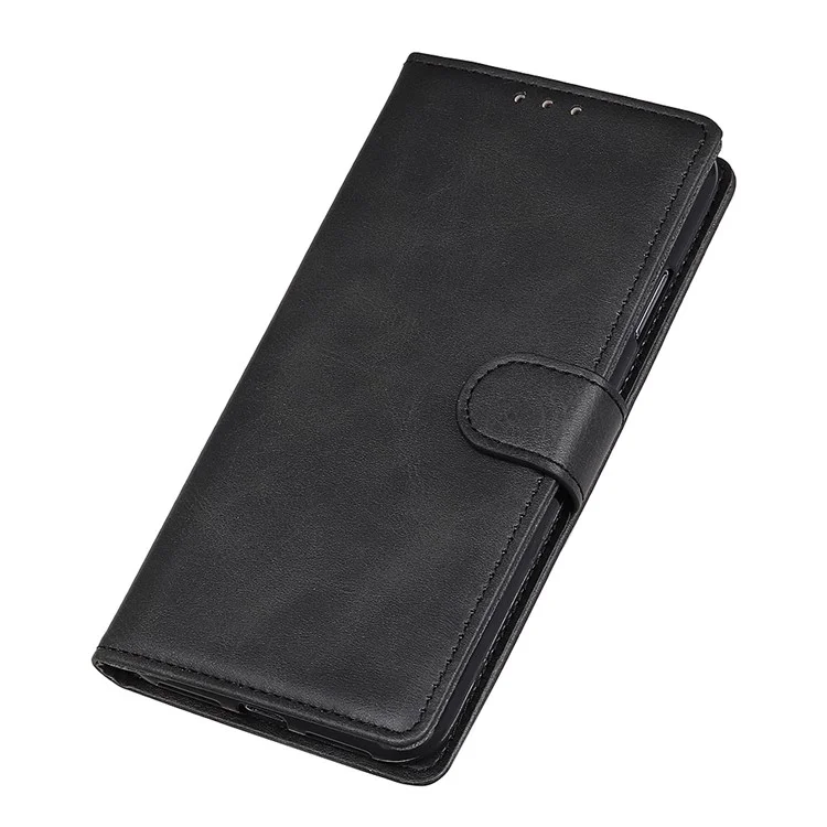 For Google Pixel 7 Pro 5G Foldable Drop-proof Stand Function Leather Wallet Case Magnetic Closing Phone Shell - Black