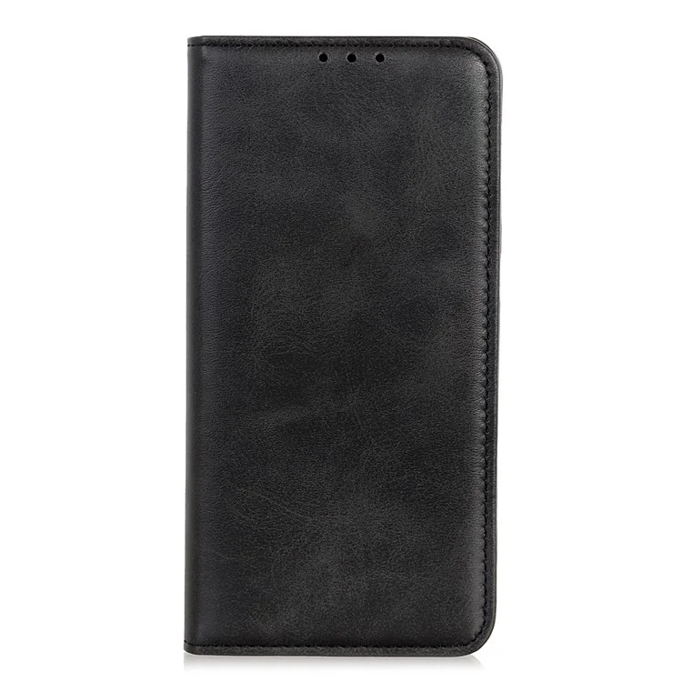 Para Google Pixel 7 Pro Magnético Autorbado Auto-Absorbido Thone Split Cuero Stand Stand Wallet Funda Protectora - Negro